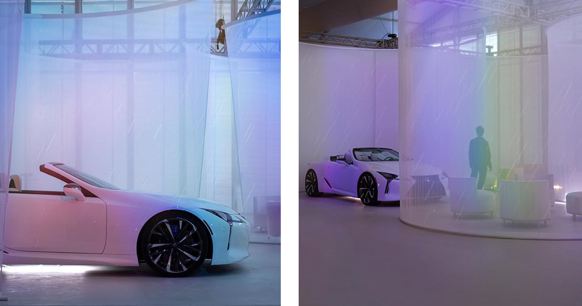 An immersive digital installation inspired by the new Lexus LF-Z electrified concept car. 
