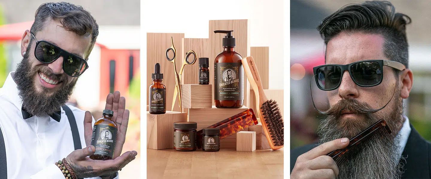 Educated Beards grooming products and tools for stylish facial hair care 