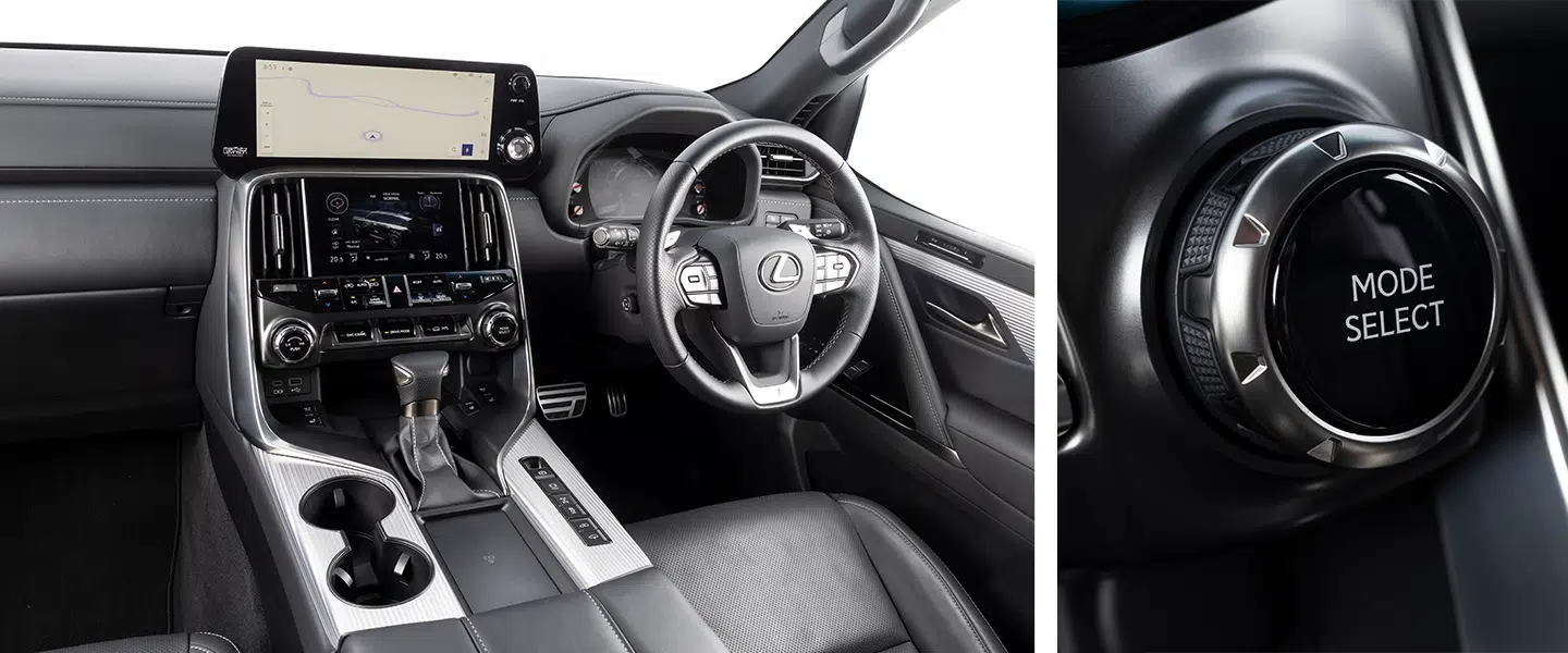 Elegant design and advanced features of the Lexus LX 