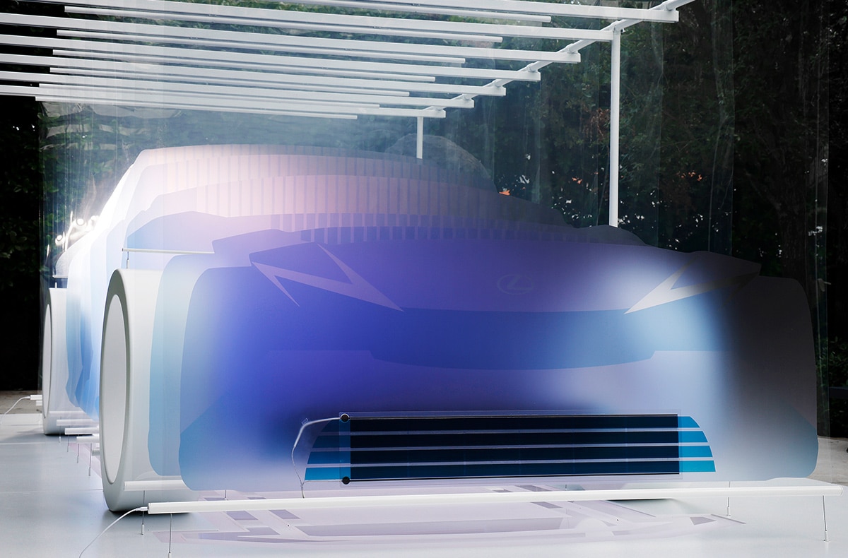 Lexus collaborates with pioneering solar designer.